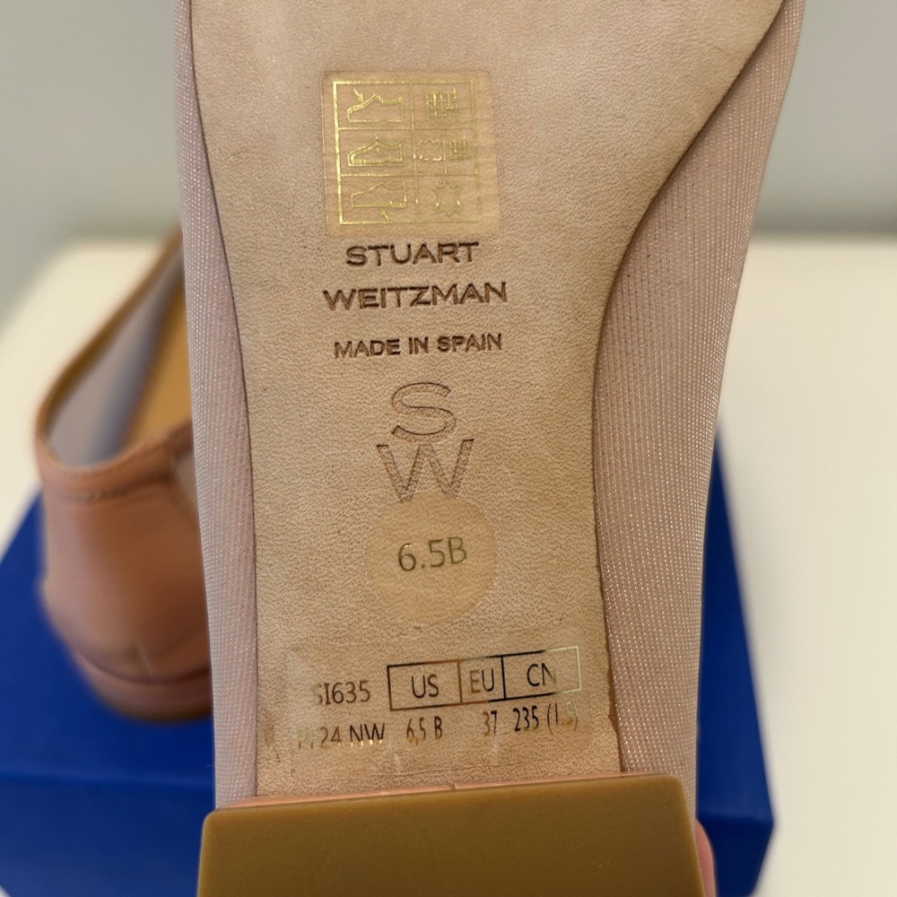 New Stuart Weitzman Women’s Arabella Mesh Ballet Flat US 6.5 B NIB - Picture 13 of 16